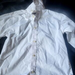 Nautica boys white button-up dress shirt size 8